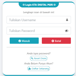 Register PGRI Lampung Selatan - Persatuan Guru Republik Indonesia Cabang Lampung Selatan